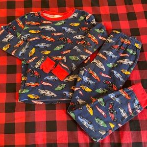 Pottery Barn Kids Hot Wheels Pajamas
